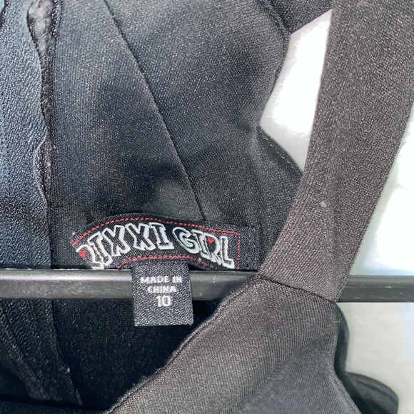 GIRLS BLACK AND FLOWERS FANCY DRESS SZ 10 - Picture 5 of 5